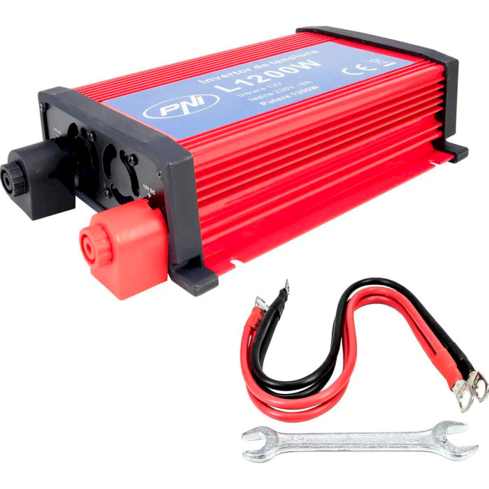 Інвертор напруги PNI PNI-H1200W12 12V/220V 1200W