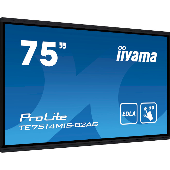 Интерактивный дисплей 75" IIYAMA ProLite TE7514MIS-B2AG 4K UHD