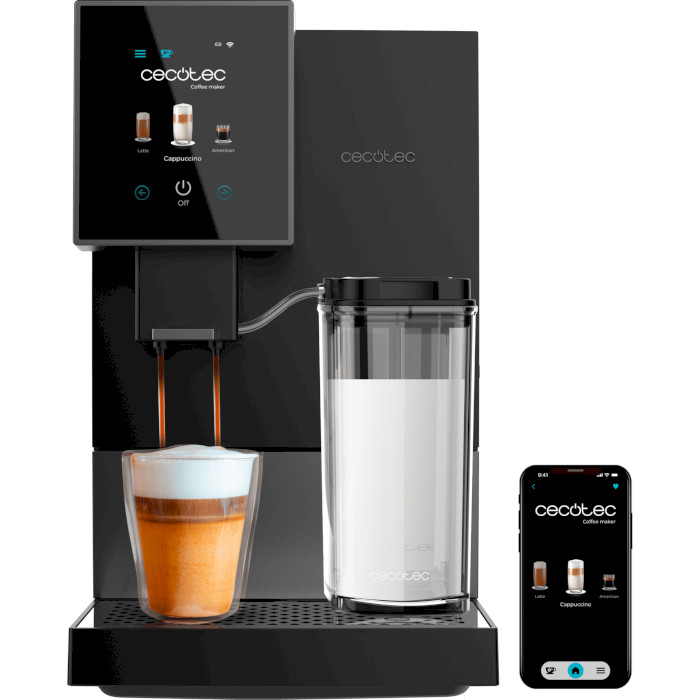 Кавомашина CECOTEC Cremmaet Compactccino Connected Black (CCTC-01463)