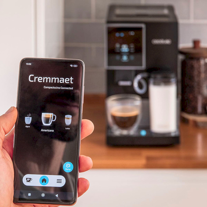 Кавомашина CECOTEC Cremmaet Compactccino Connected Black (CCTC-01463)