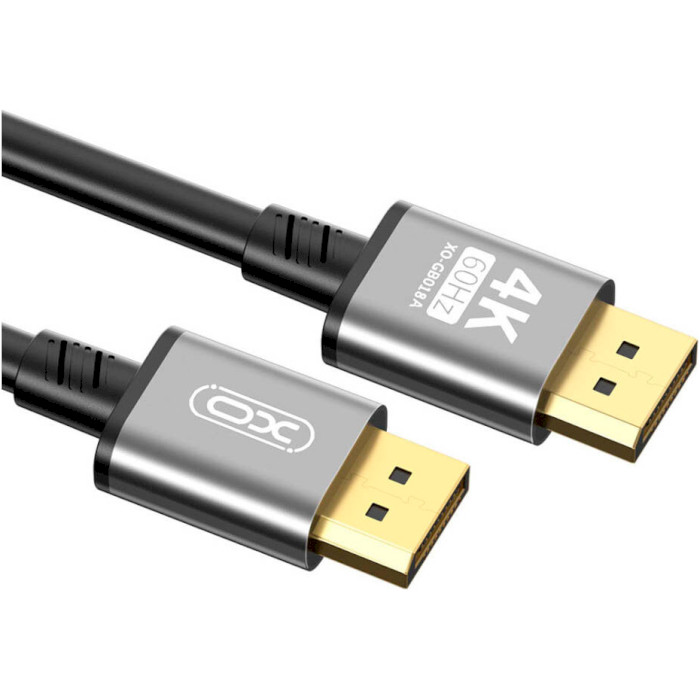 Кабель XO GB018A DisplayPort 3м Gray (GB018A-DP.TRANISH)