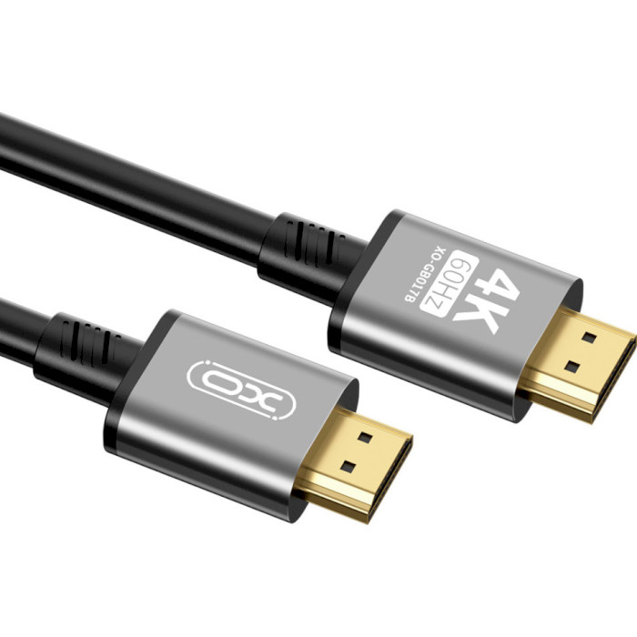 Кабель XO GB017B HDMI v2.0 5м Gray (GB017B-HDMI.TRANISH)