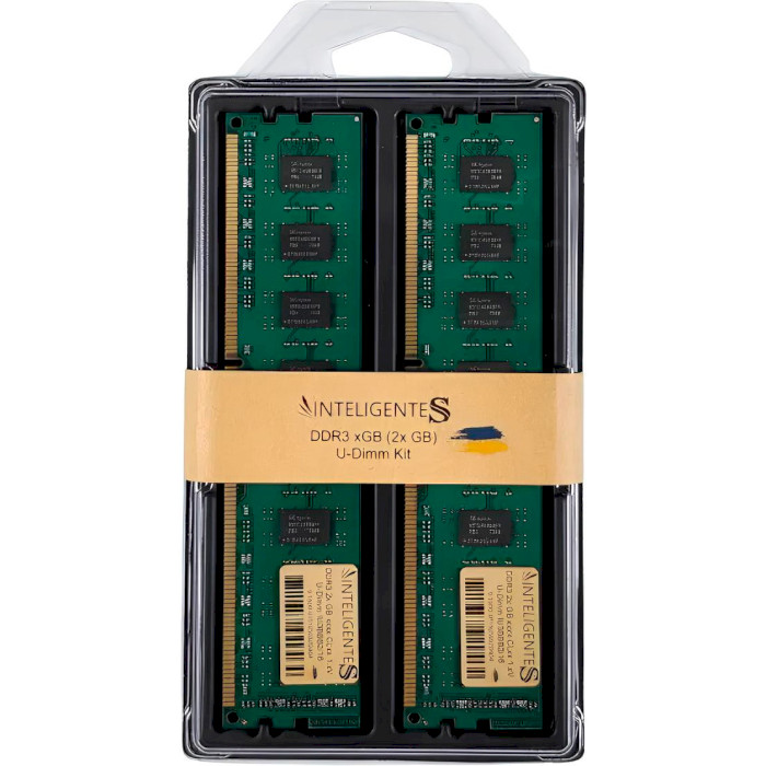 Модуль пам'яті INTELIGENTES DDR3 1333MHz 16GB Kit 2x8GB (IU3ABA2/16)