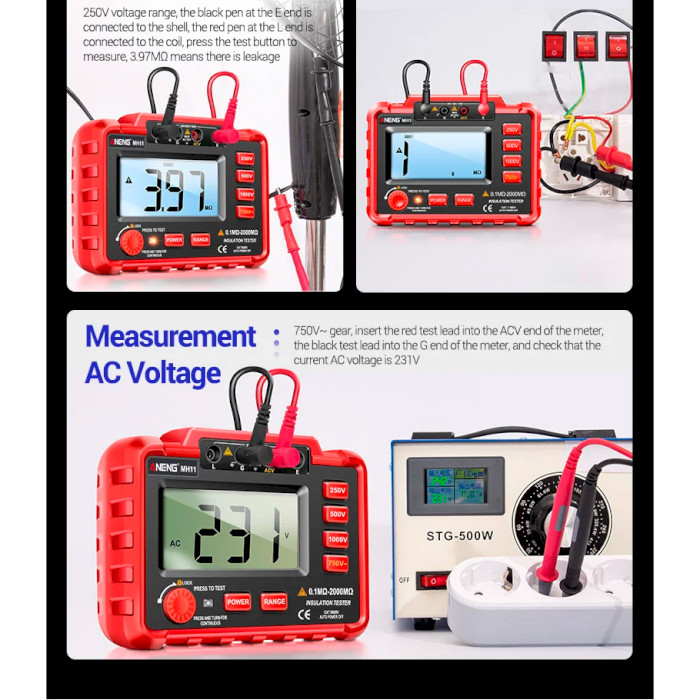 Мегаомметр ANENG MH11