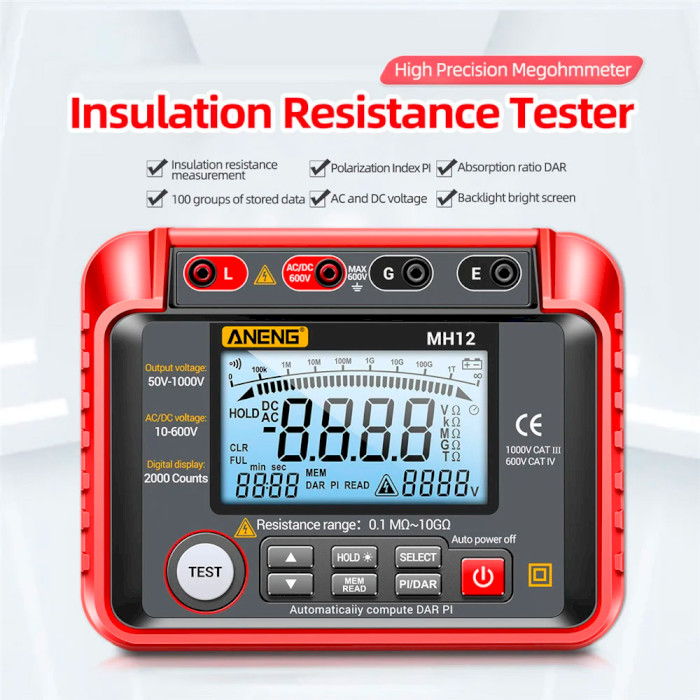 Мегаомметр ANENG MH12