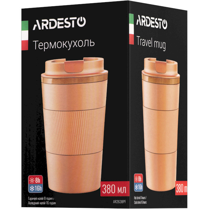 Термокухоль ARDESTO Urban 0.38л Peach Fuzz (AR2638PF)