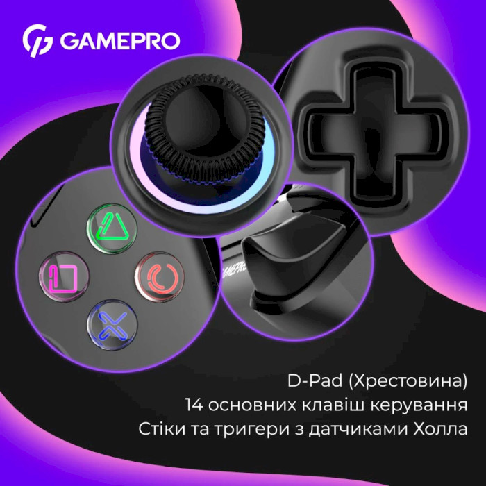 Геймпад GAMEPRO GPS13B Black