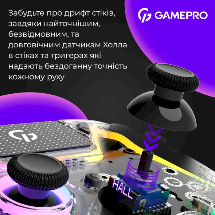 Геймпад GAMEPRO GPS13T Transparent