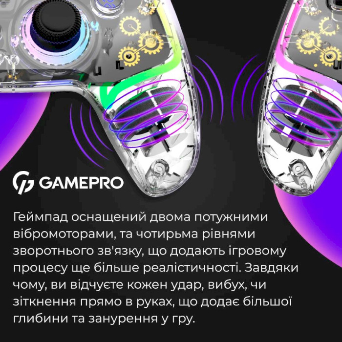 Геймпад GAMEPRO GPS13T Transparent