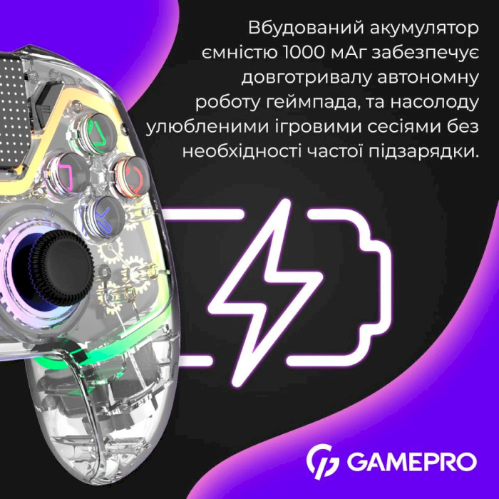 Геймпад GAMEPRO GPS13T Transparent