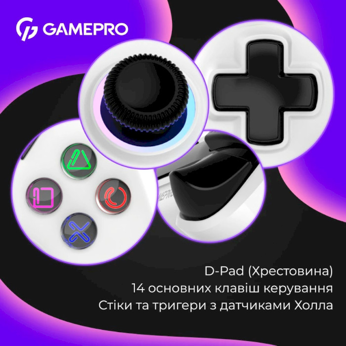 Геймпад GAMEPRO GPS13W White