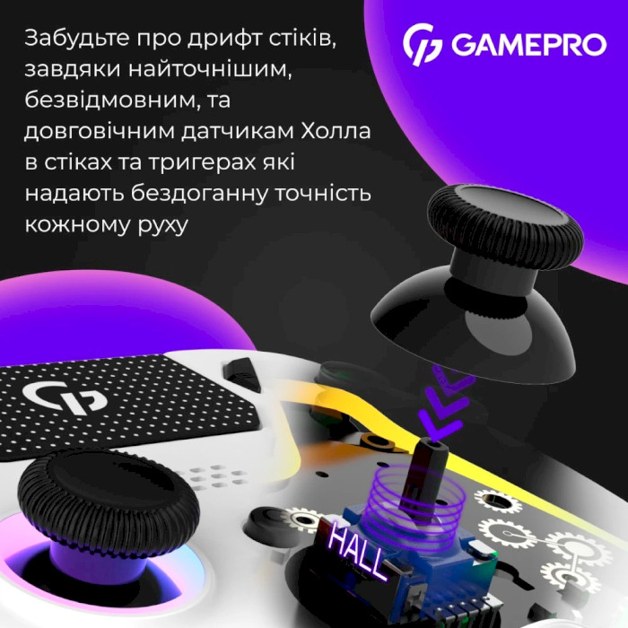 Геймпад GAMEPRO GPS13W White