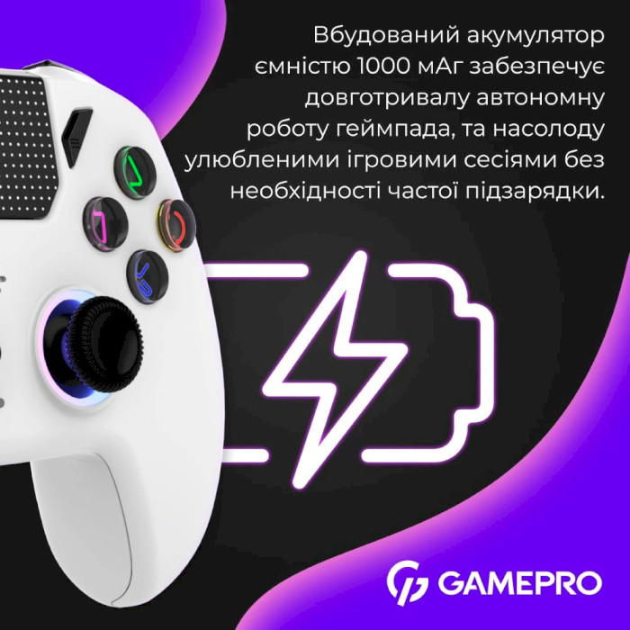 Геймпад GAMEPRO GPS13W White