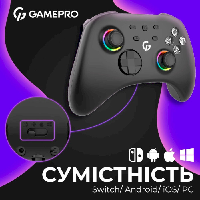 Геймпад GAMEPRO GPX13B Black