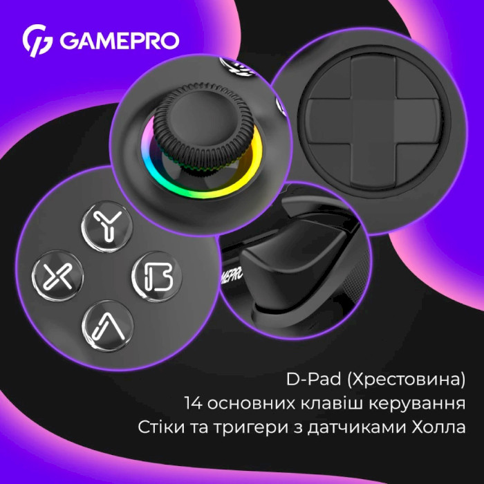 Геймпад GAMEPRO GPX13B Black