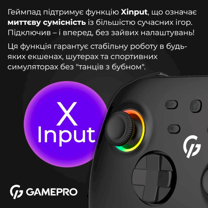 Геймпад GAMEPRO GPX13B Black