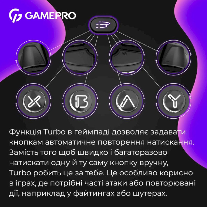 Геймпад GAMEPRO GPX13B Black