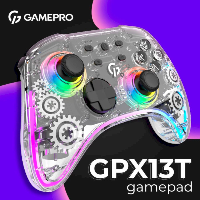 Геймпад GAMEPRO GPX13T Transparent