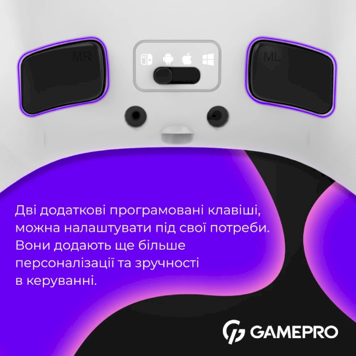 Геймпад GAMEPRO GPX13W White