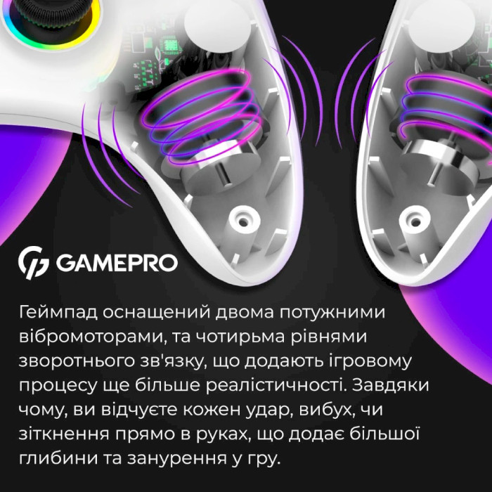 Геймпад GAMEPRO GPX13W White