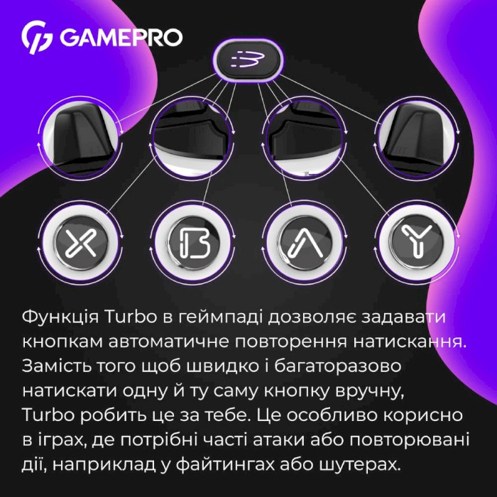 Геймпад GAMEPRO GPX13W White