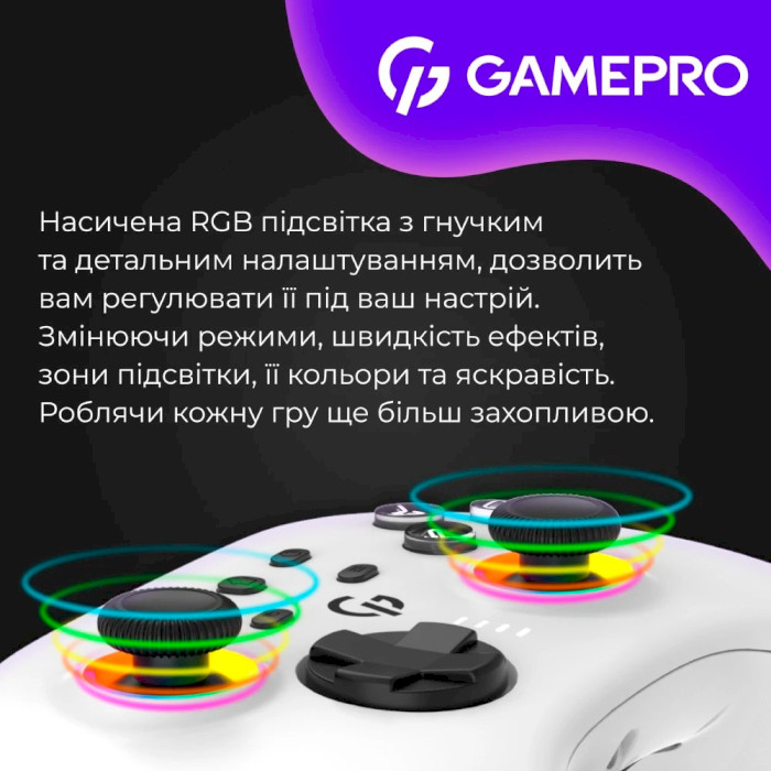 Геймпад GAMEPRO GPX13W White