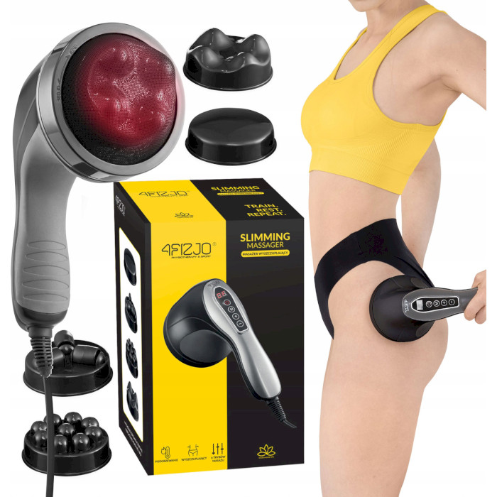 Масажер для тіла антицелюлітний 4FIZJO Body Shaping 4 in 1 Black (P-5907739319128)