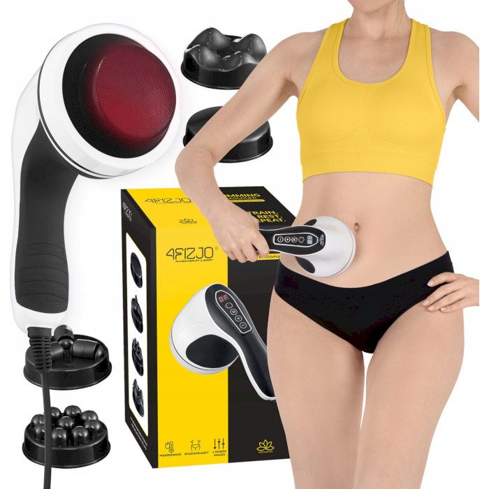 Масажер для тіла антицелюлітний 4FIZJO Body Shaping 4 in 1 White (P-5907739319111)