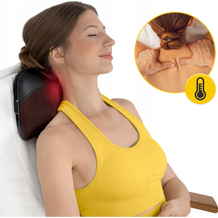 Масажна подушка 4FIZJO Shiatsu Ultra+ Brown (P-5907739319180)