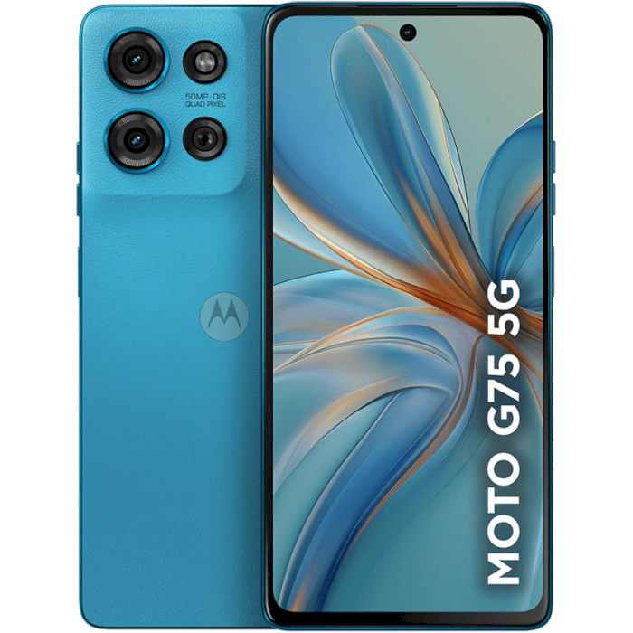 Смартфон MOTOROLA Moto G75 8/256GB Aqua Blue (PB3Y0010RS)