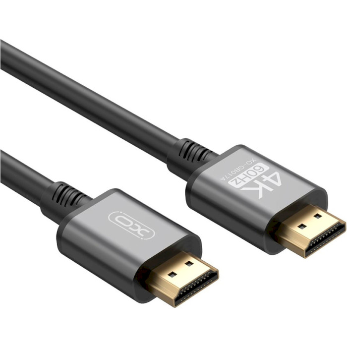 Кабель XO GB017A HDMI v2.0 3м Gray (GB017A-HDMI.TRANISH)