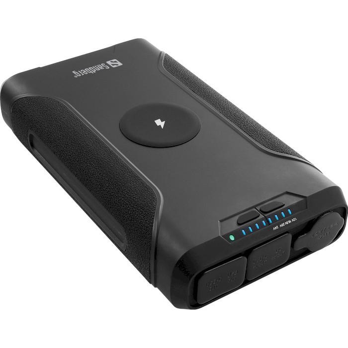 Повербанк с беспроводной зарядкой SANDBERG Survivor Powerbank 7-in1 72000mAh (420-64)