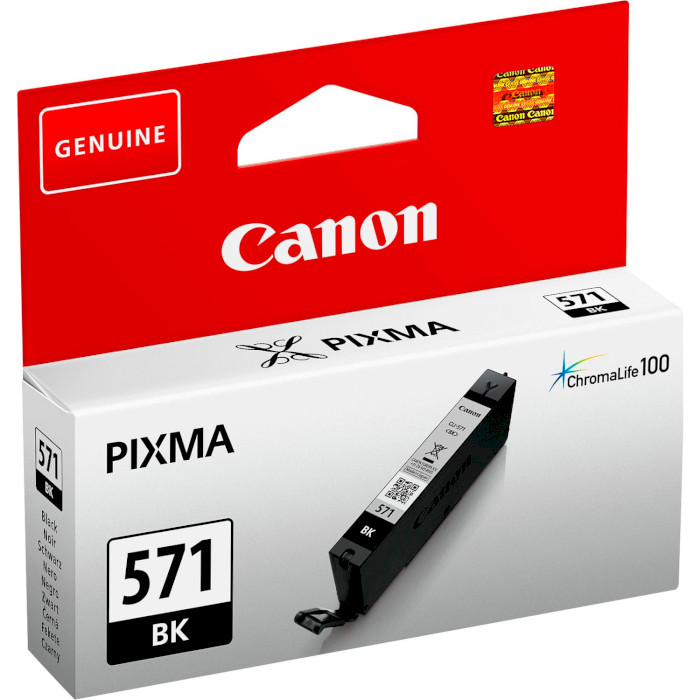 Картридж CANON CLI-571BK Black (0385C001)