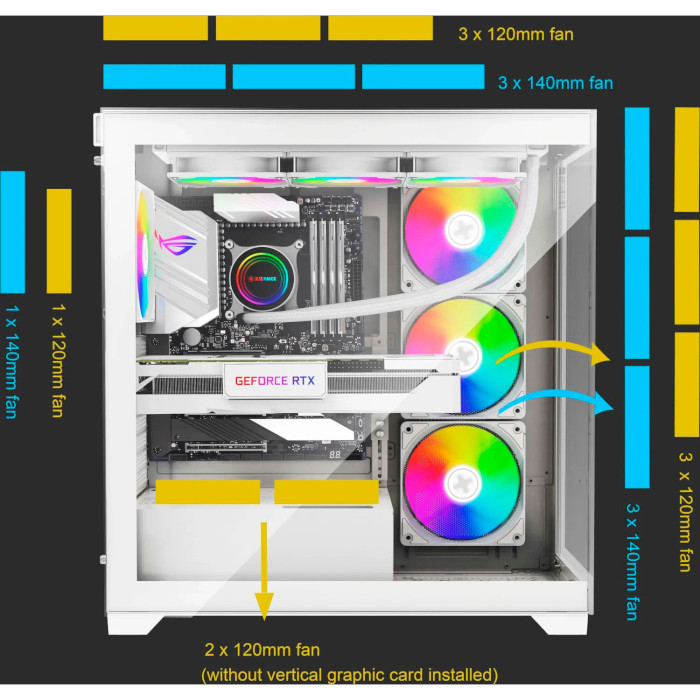 Корпус XILENCE Xilent Gleam X818.W.ARGB Black (XG171_X818.ARGB)