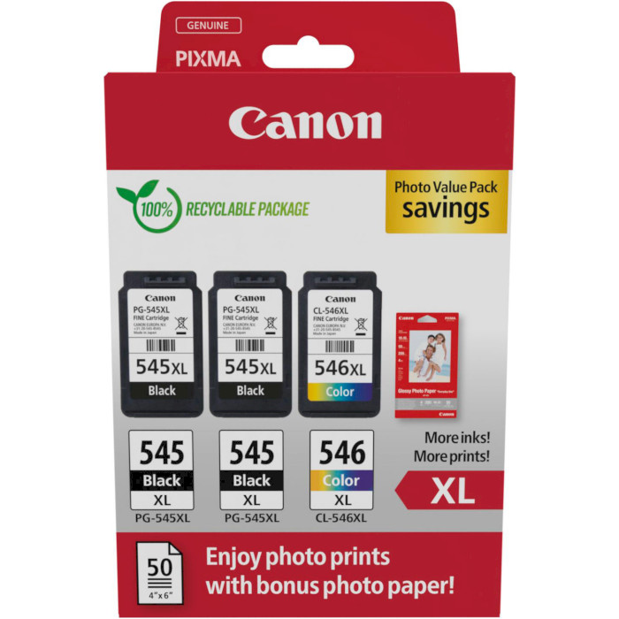 Картридж CANON PG-545 XL/CL-546 XL Multipack Black+Color (8286B015)