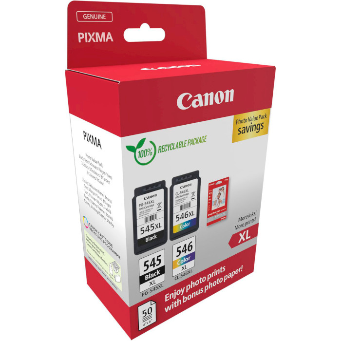 Картридж CANON PG-545 XL/CL-546 XL Multipack Black+Color (8286B011)