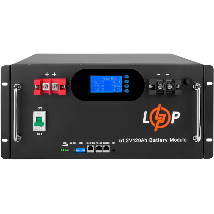 Аккумуляторная батарея LOGICPOWER LiFePO4 LP 51.2 - 120 AH (51.2В, 120Ач, BMS) (LP30385)