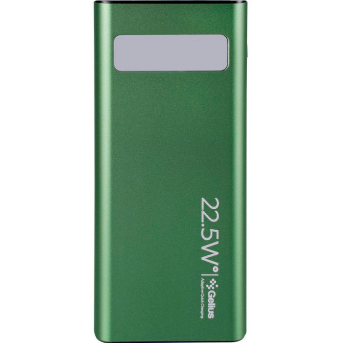 Повербанк GELIUS Lightstone GP-PB300i 20000mAh Green