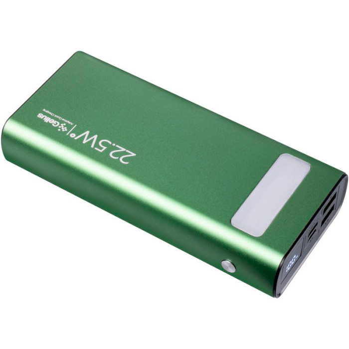 Повербанк GELIUS Lightstone GP-PB300i 20000mAh Green