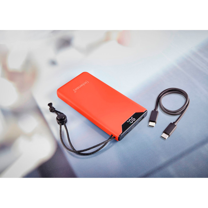 Повербанк INTENSO F10000 1xUSB-C PD3.0, 1xUSB-A QC3.0 10000mAh Orange (7332038)