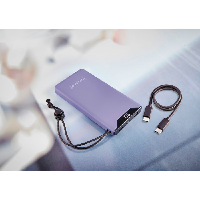 Повербанк INTENSO F10000 1xUSB-C PD3.0, 1xUSB-A QC3.0 10000mAh Purple (7332033)