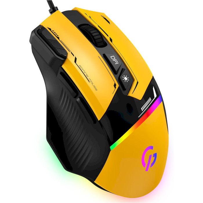 Миша ігрова GAMEPRO GM300 Yellow/Black