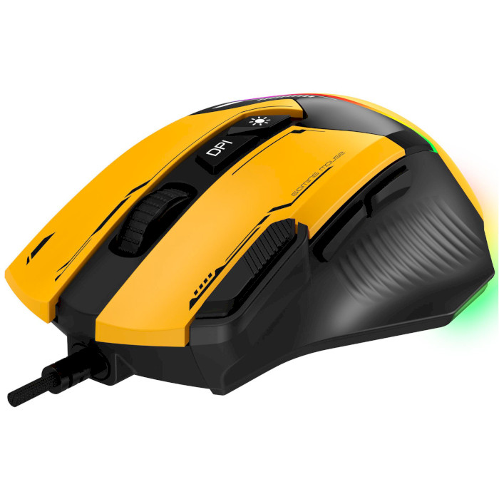 Миша ігрова GAMEPRO GM300 Yellow/Black