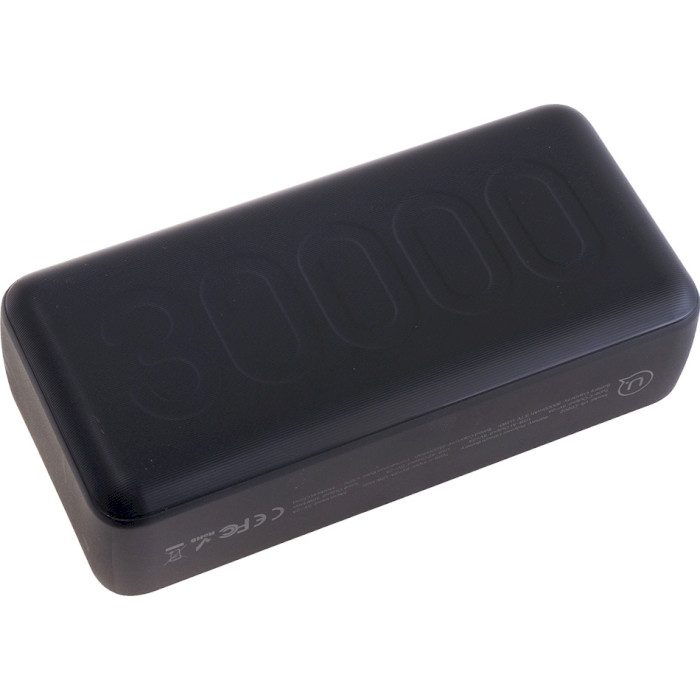 Повербанк USAMS US-CD202 3 Ports Digital Display 30000mAh Black (30KCD20201)