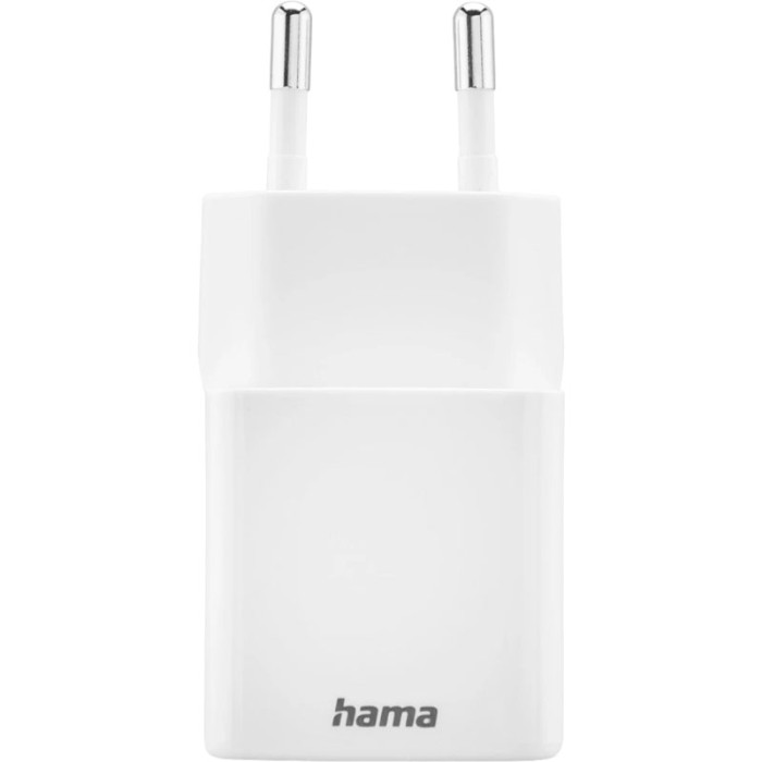 Зарядное устройство HAMA Mini 1xUSB-C, 1xUSB-A, QC3.0, PD, 30W White (00201992)