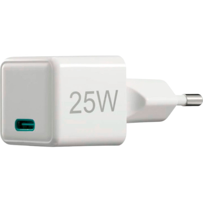 Зарядное устройство HAMA Super Mini 1xUSB-C, QC3.0, PD, 25W White (00201981)