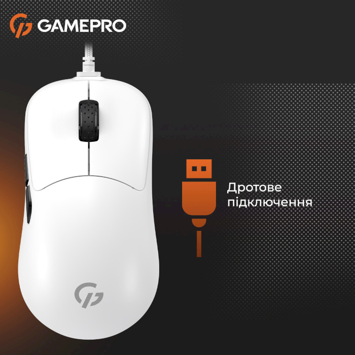 Миша ігрова GAMEPRO GM690 White