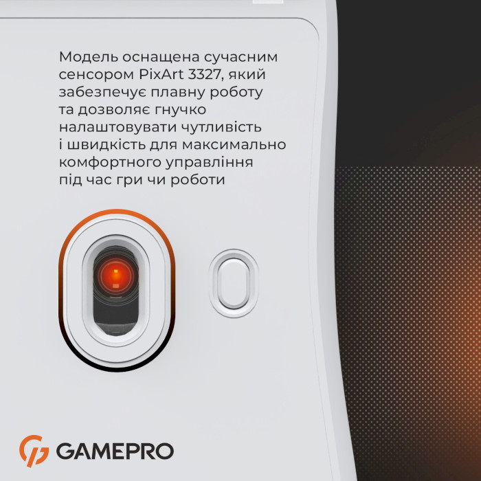 Миша ігрова GAMEPRO GM690 White