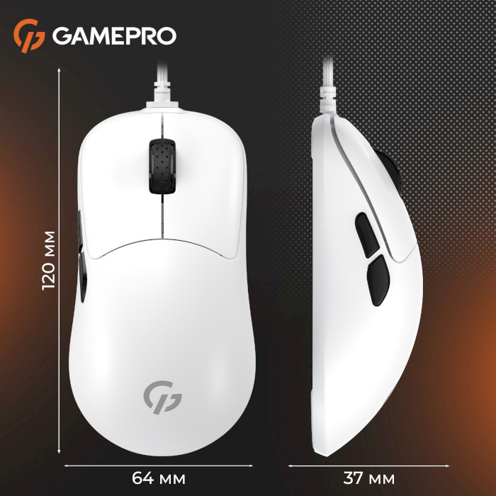 Миша ігрова GAMEPRO GM690 White