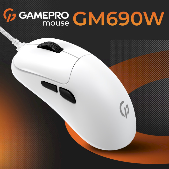 Миша ігрова GAMEPRO GM690 White